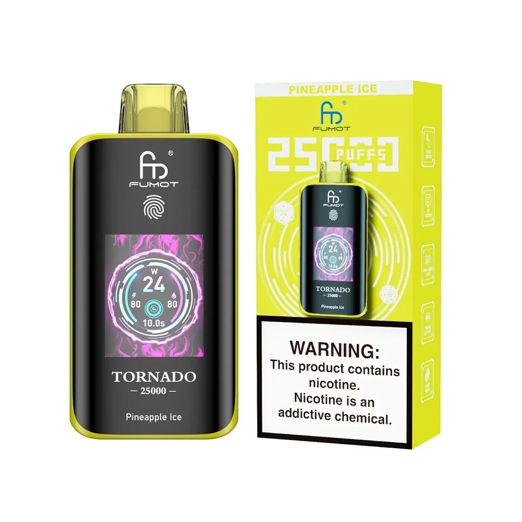 Pineapple Ice Fumot Tornado 25000 Vape