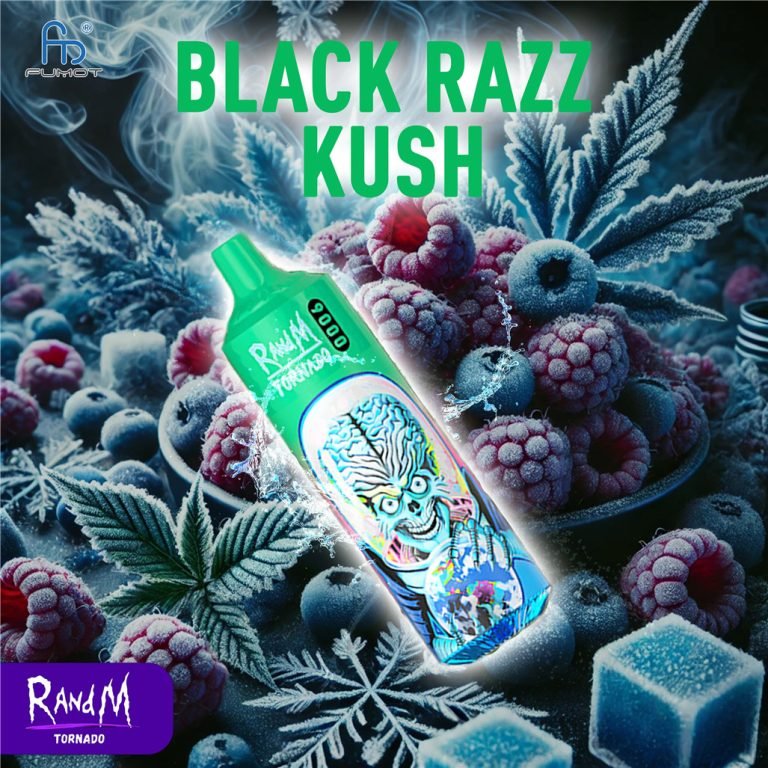 Blue Razz Kush RandM Tornado Vape 9000