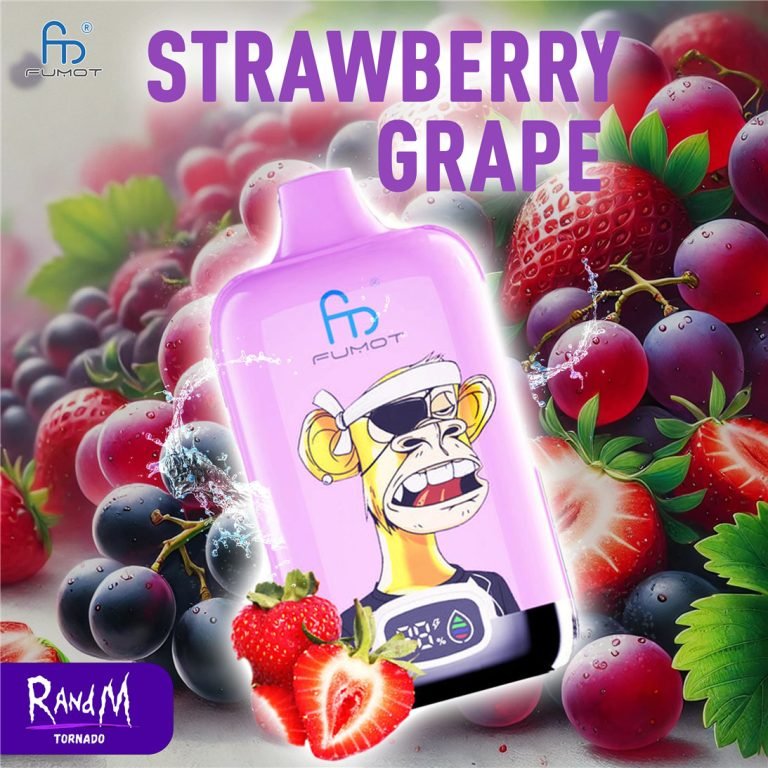 Strawberry Grape RandM Vape 12000 BOX NUMÉRIQUE