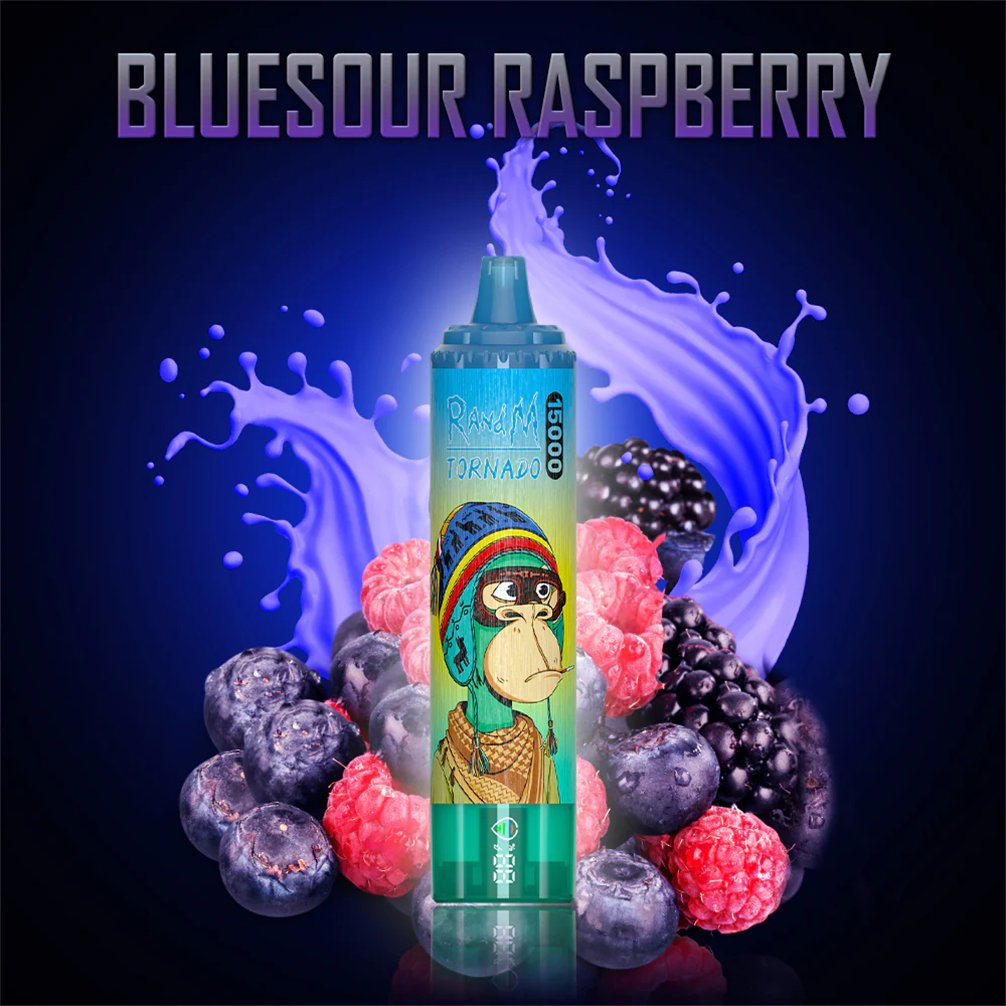bluesour raspberry randm tornado 15000