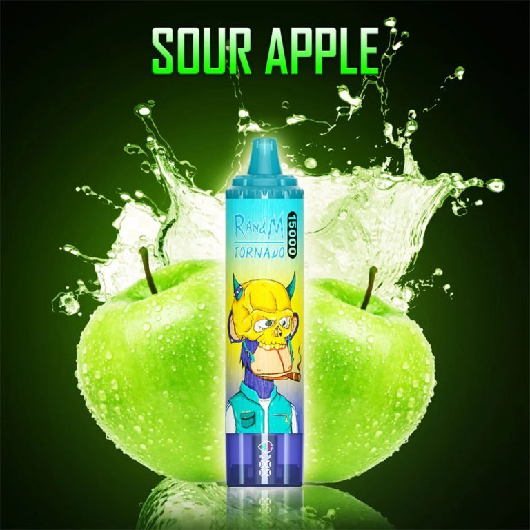 sour apple randm vape 15000