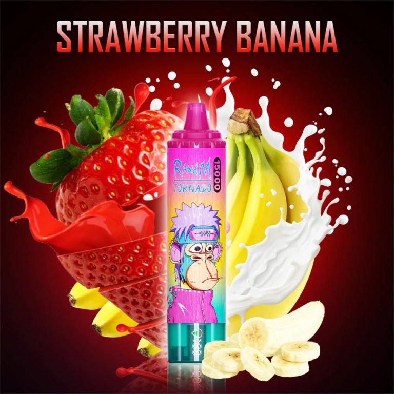 strawberry banana tornado vape 15000