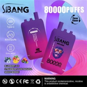 blueberry ice - strawberry banana - mixed berries bang leader 80k