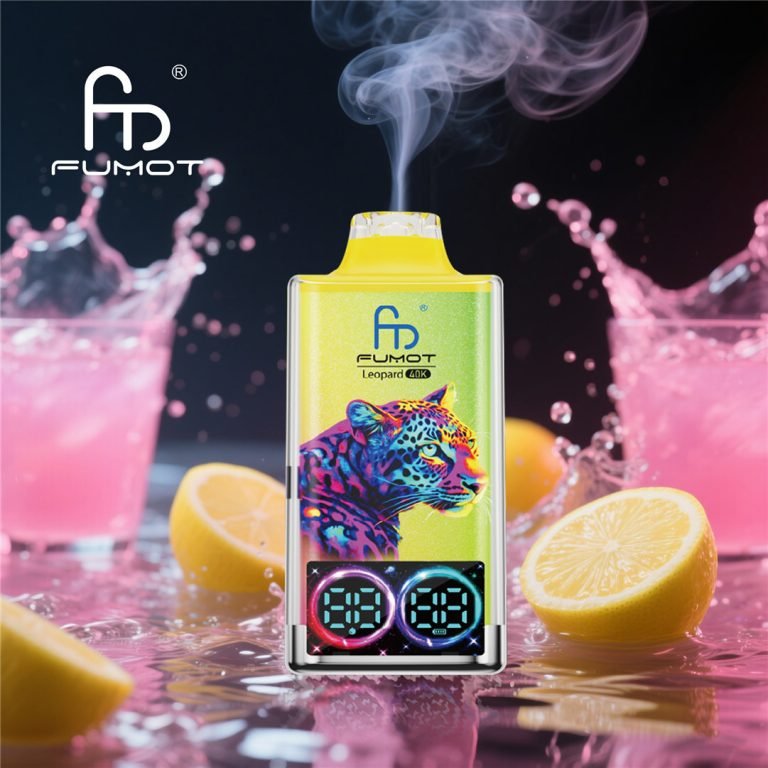 fumot leopard 40000 pink lemonade
