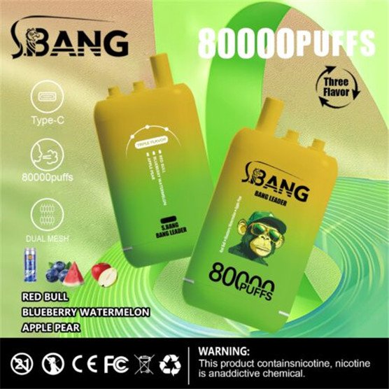 bang leader 80000 red bull - blueberry watermelon - apple pear
