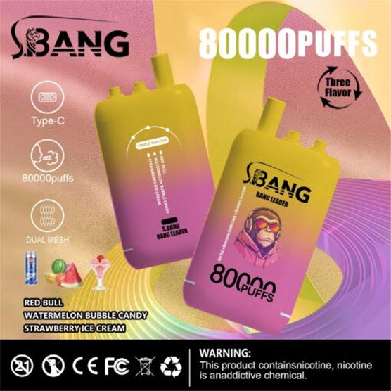 bang leader 80000 red bull - watermelon bubble candy - strawberry ice cream