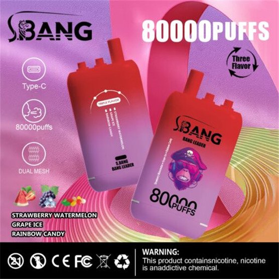 strawberry watermelon - grape ice - rainbow candy bang leader 80000 Puff