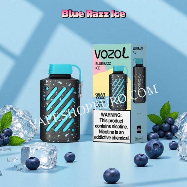 Blue Razz Ice Vozol Gear 10000 Puffs Vsedehhvg10000