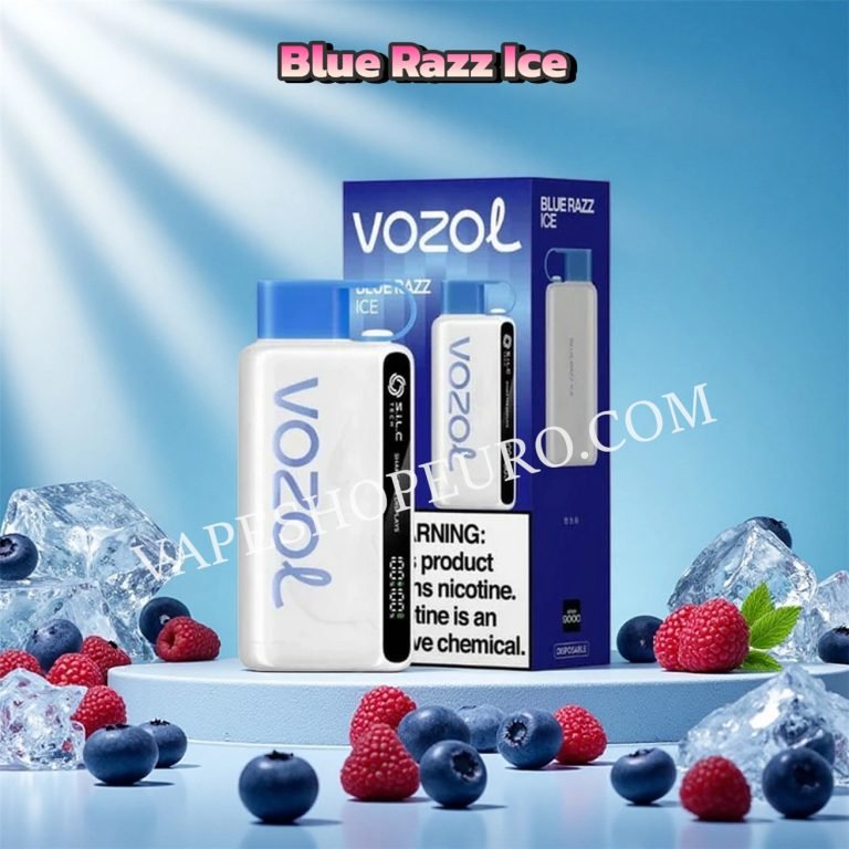 Blue Razz Ice Vozol Star 12000 Puff Vsedehhvs12000