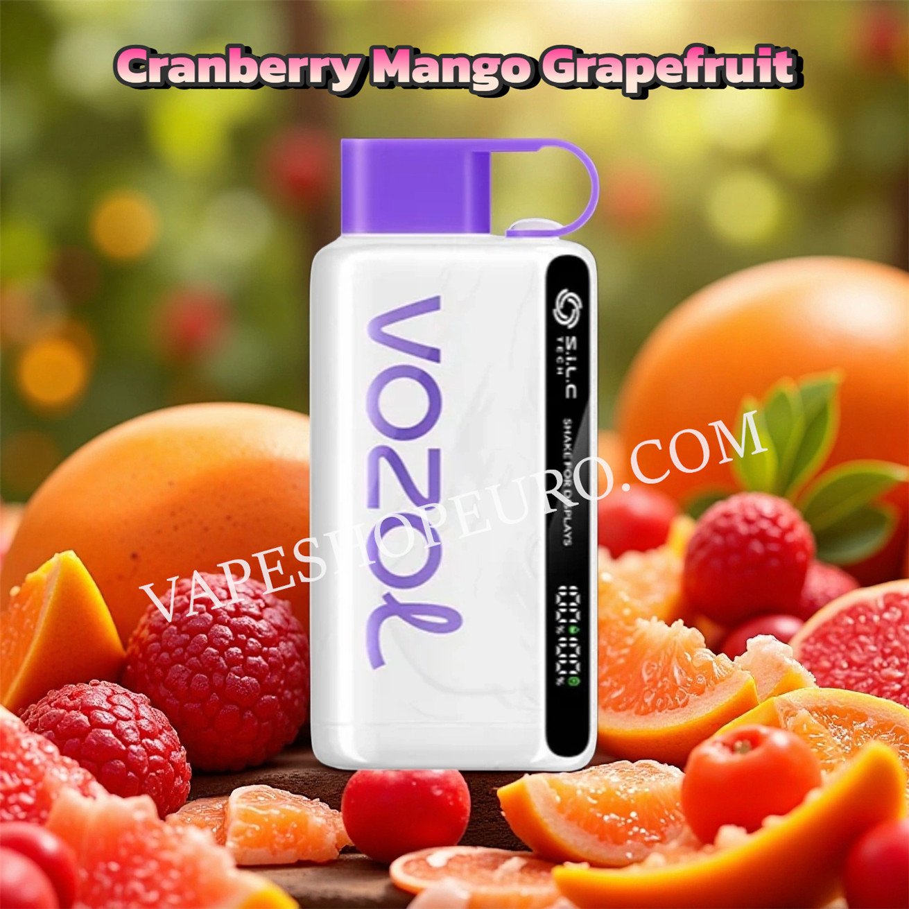 Cranberry Mangue Pamplemousse Vozol Star 12000 Puff Vsedehhvs12000