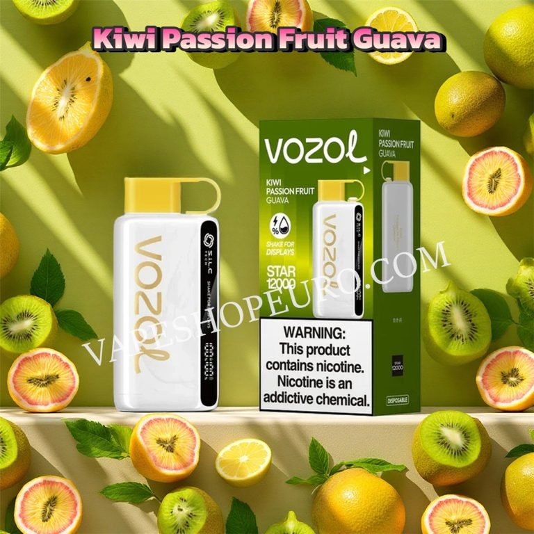 Kiwi Passion Fruit Goyave Vozol Star 12000 Vsedehhvs12000