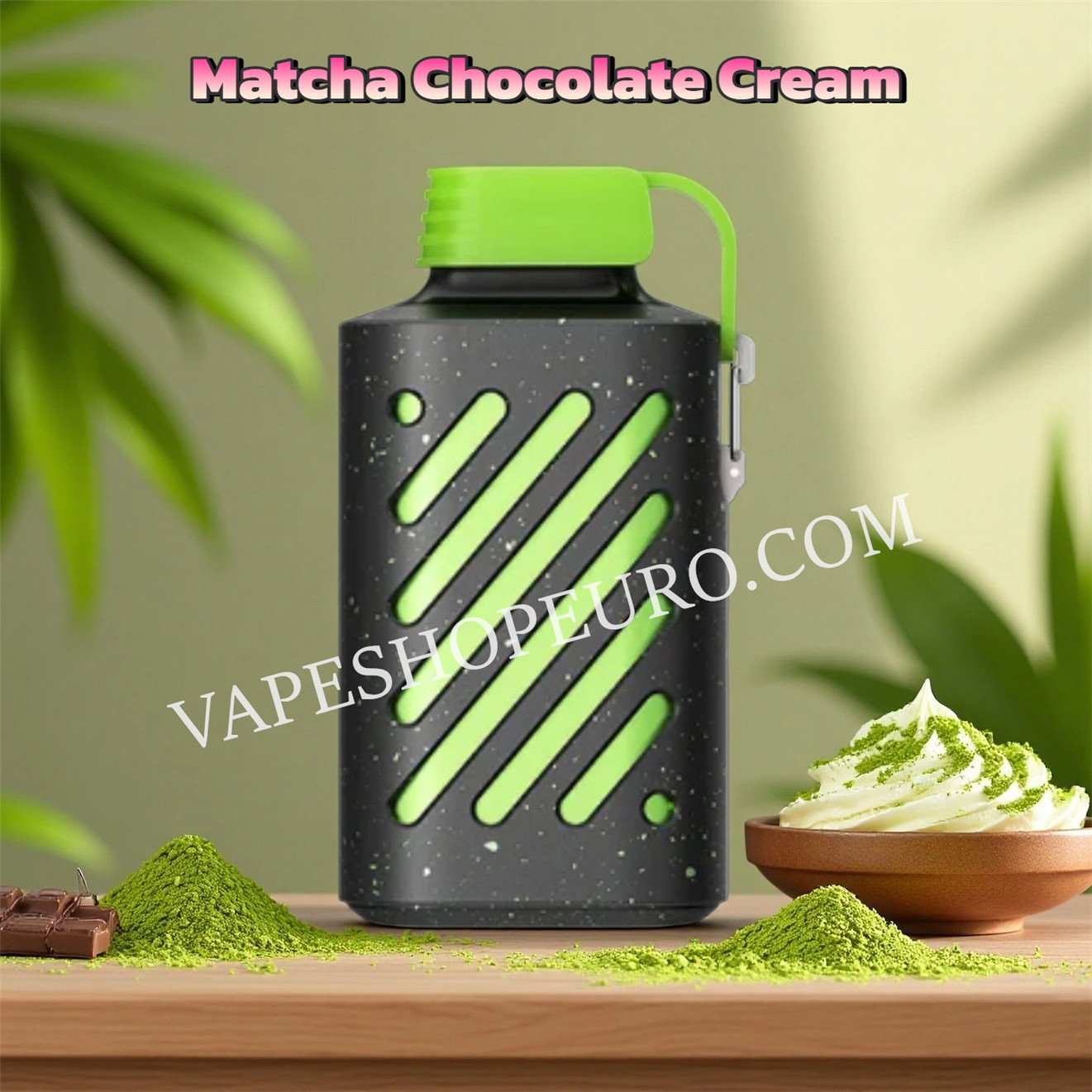 Matcha Chocolate Cream Vozol Gear 10000 Vape Vsedehhvg10000