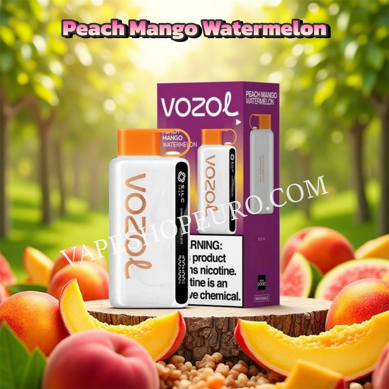 Peach Mango Watermelon Vozol Star 12000 Vsedehhvs12000