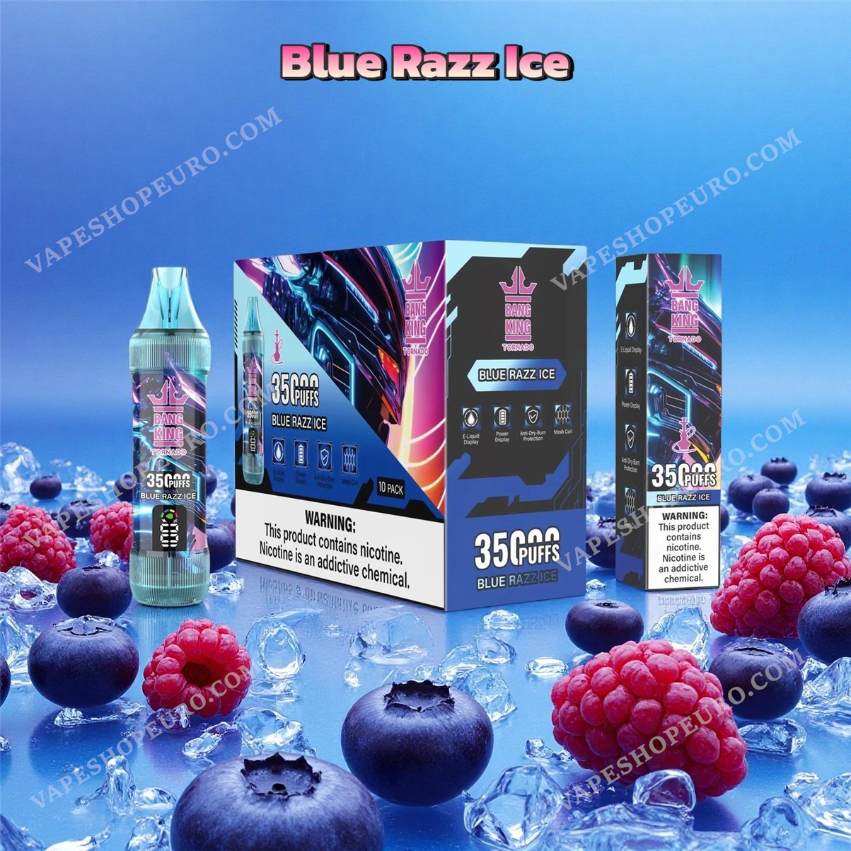 Blue Razz Ice Bang King 35000 Vsedehhbk35000