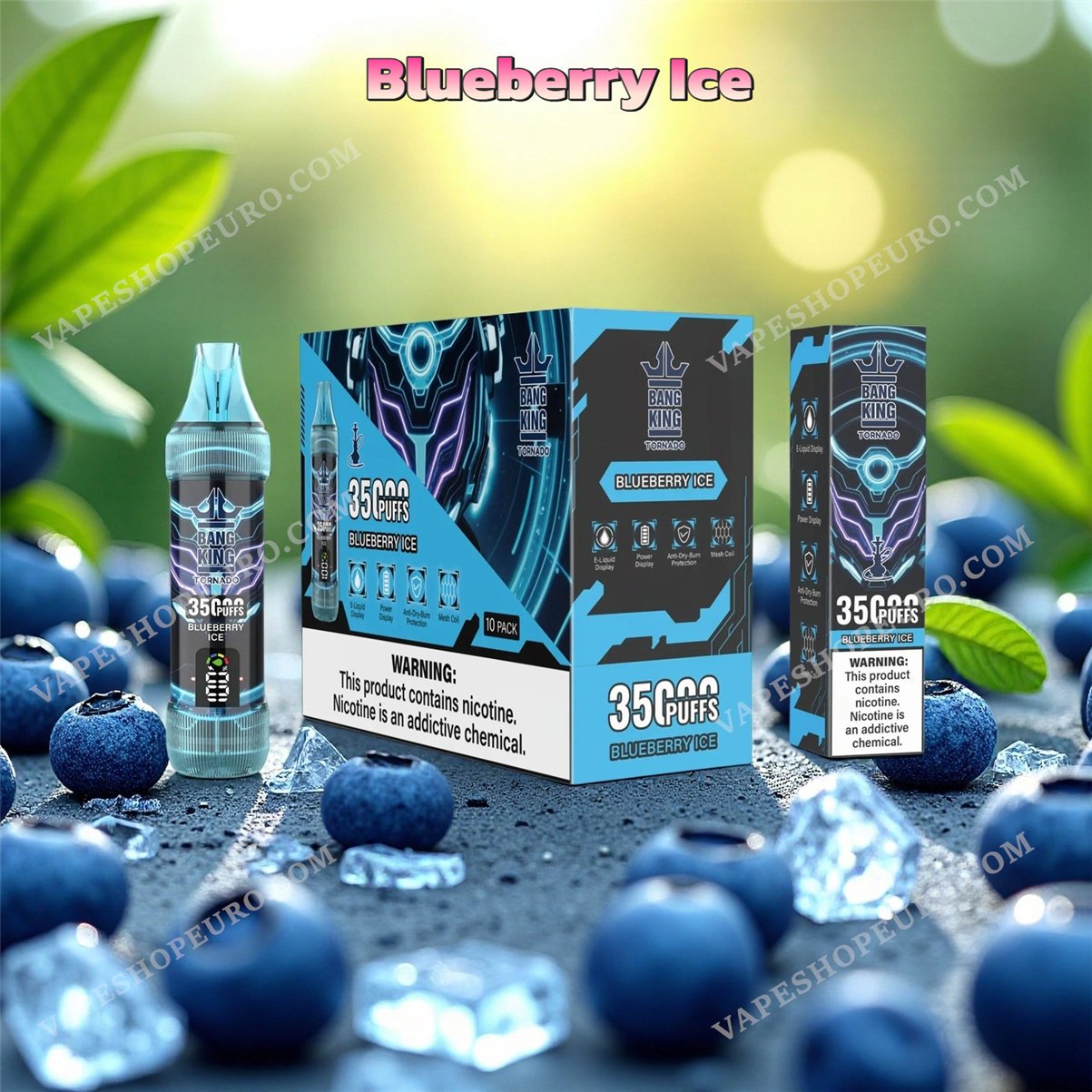 Blueberry Ice Bang King 35000 Vsedehhbk35000