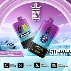 Blueberry Raspberry Grape Ice Bang King 50000 Vape Vsedehhbk50000