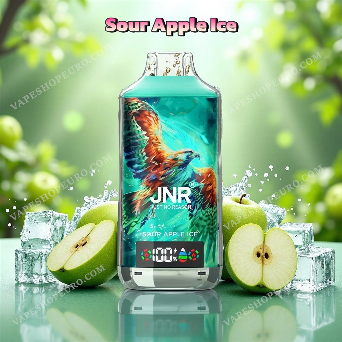 Jnr Falcon X 18k Sour Apple Ice Vsedehhjf18000