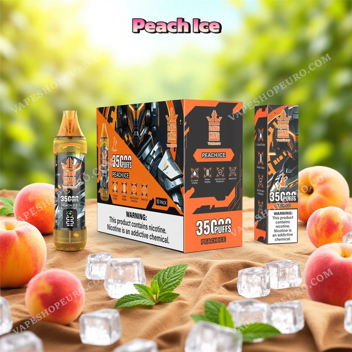Peach Ice Bang King 35000 Vsedehhbk35000