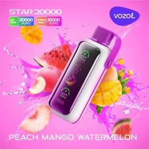 Vozol Star 20000 Mango Peach Watermelon Vape Vsedehhvs20000