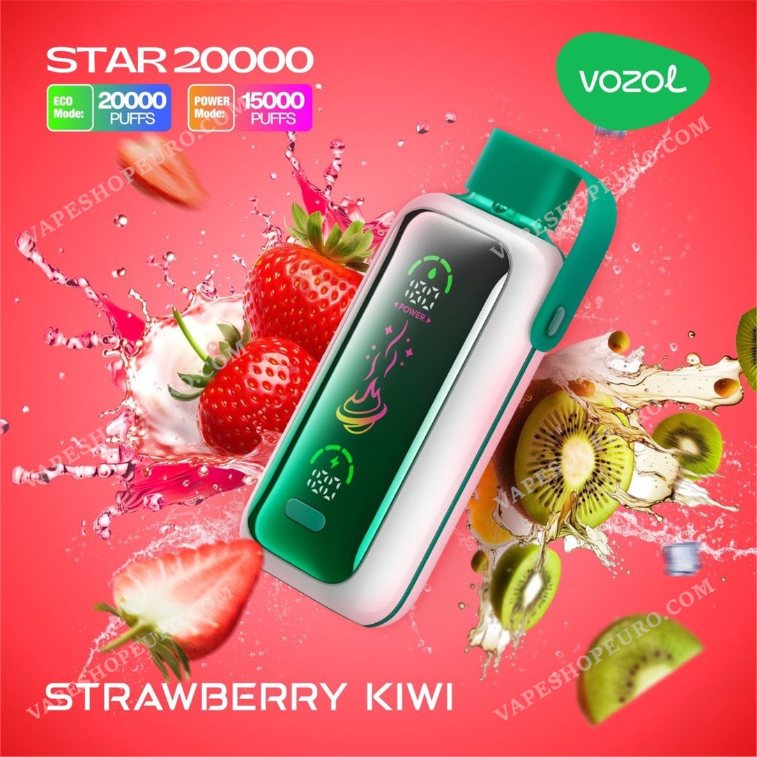 Vozol Star 20000 Strawberry Kiwi Vape Vsedehhvs20000