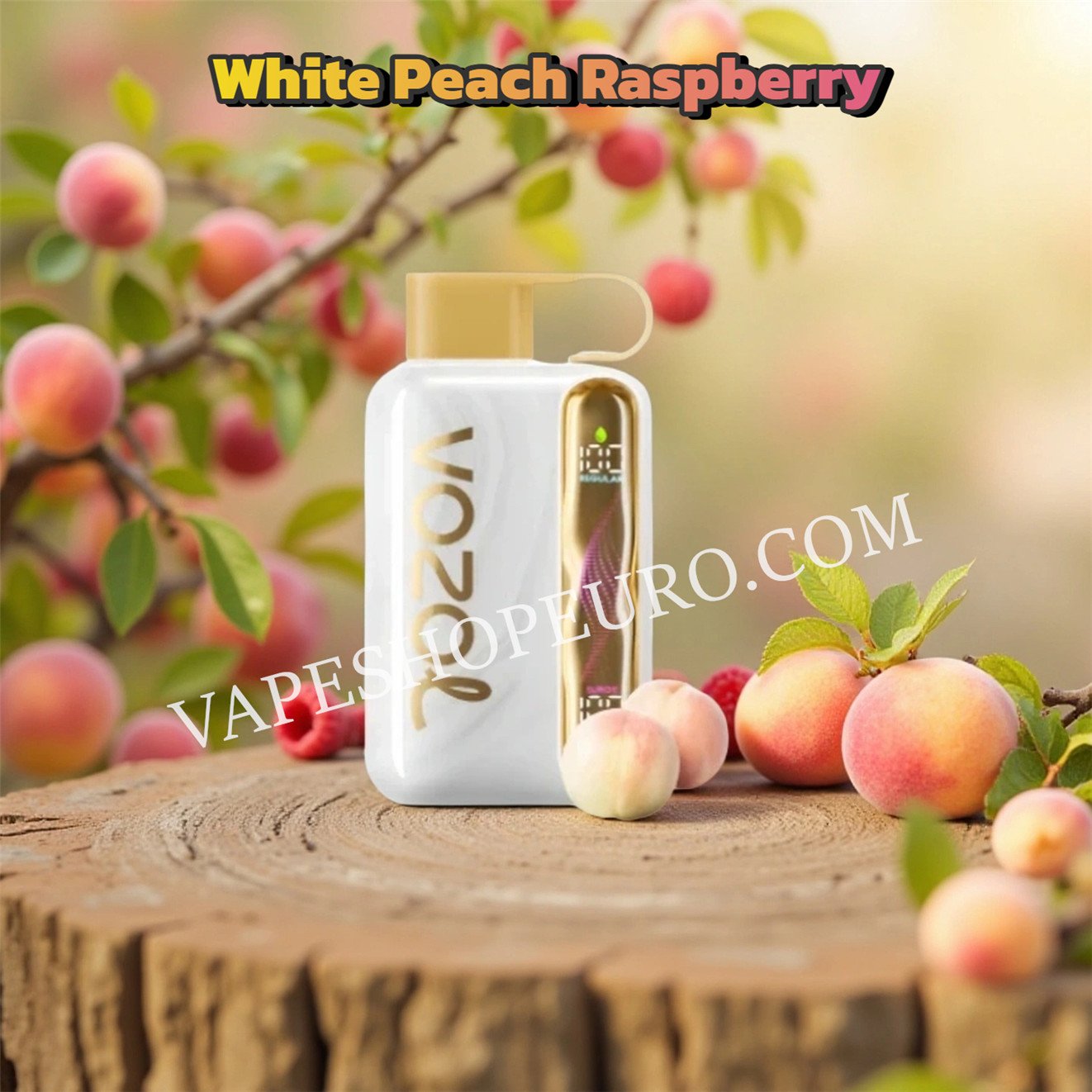 White Peach Raspberry Vozol Star 40000 Vsedehhvs40000