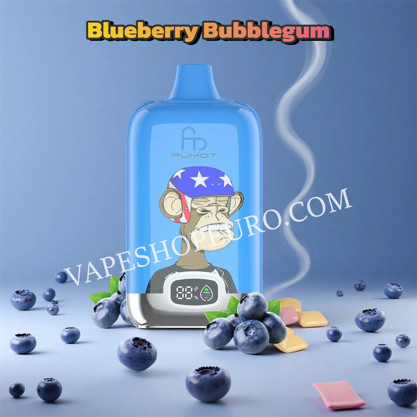 Blueberry Bubblegum 12k Fumot Digital Box Randm Tornado 12000 Vsedehhrt12000n2