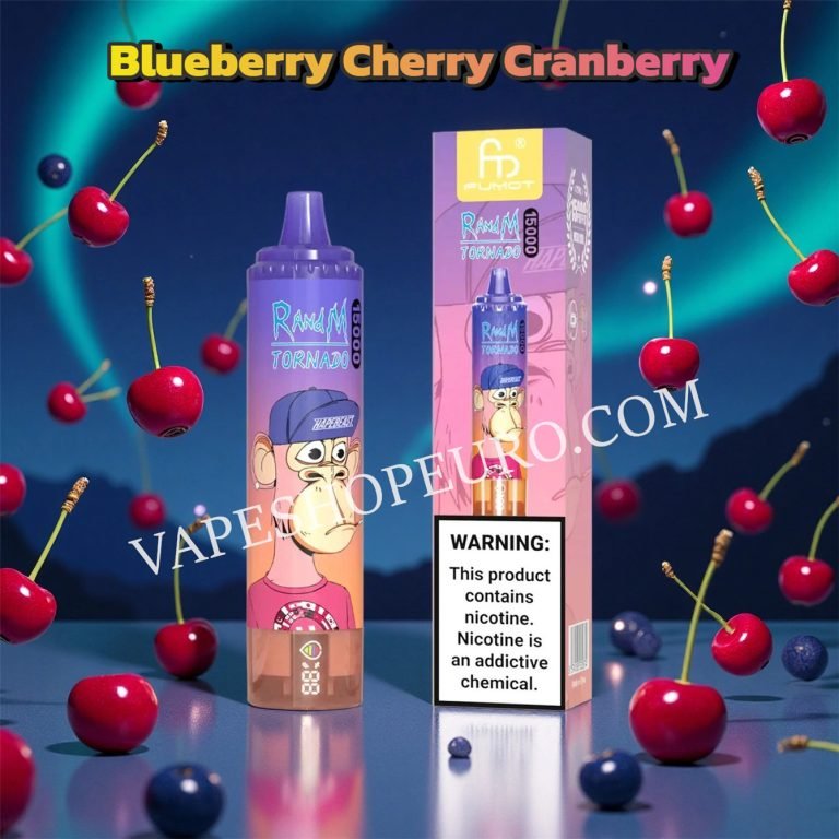 Blueberry Cherry Cranberry 15k Fumot Randm Tornado 15000 Puff