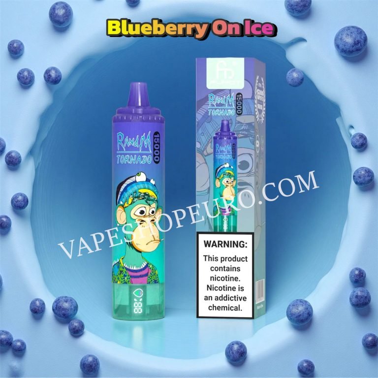 Blueberry On Ice 15k Fumot Randm Tornado 15000 Puff