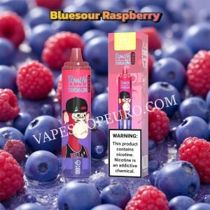 Bluesour Raspberry 15k Fumot Randm Tornado 15000 Puff