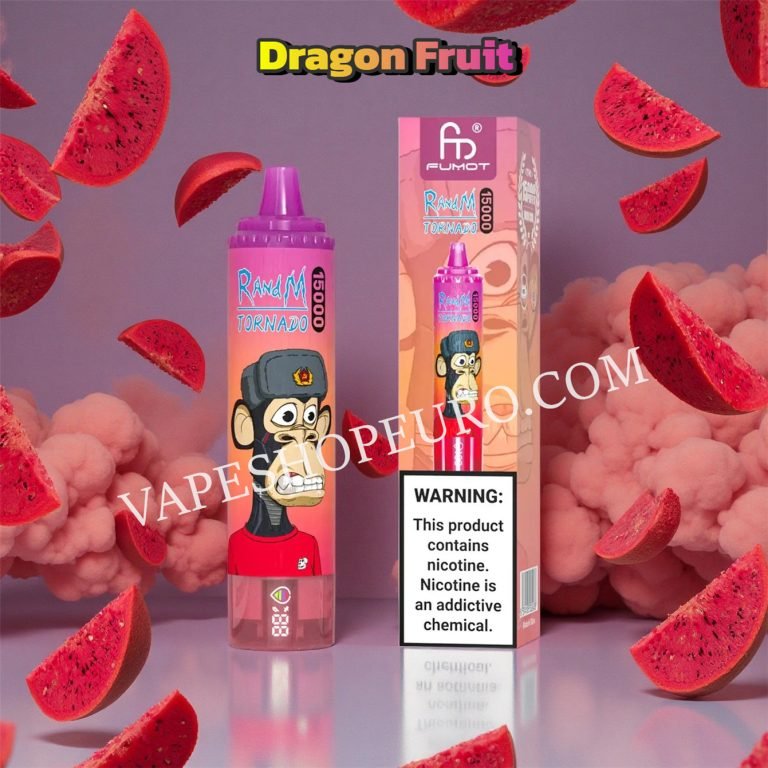 Dragon Fruit 15k Fumot Randm Tornado 15000 Puff