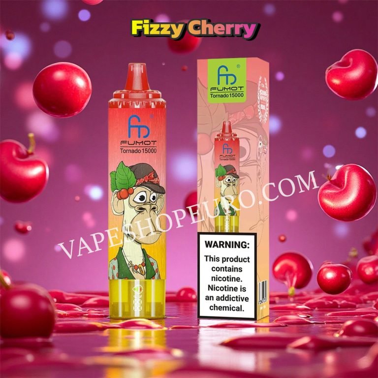 Fizzy Cherry 15k Fumot Randm Tornado 15000 Puff