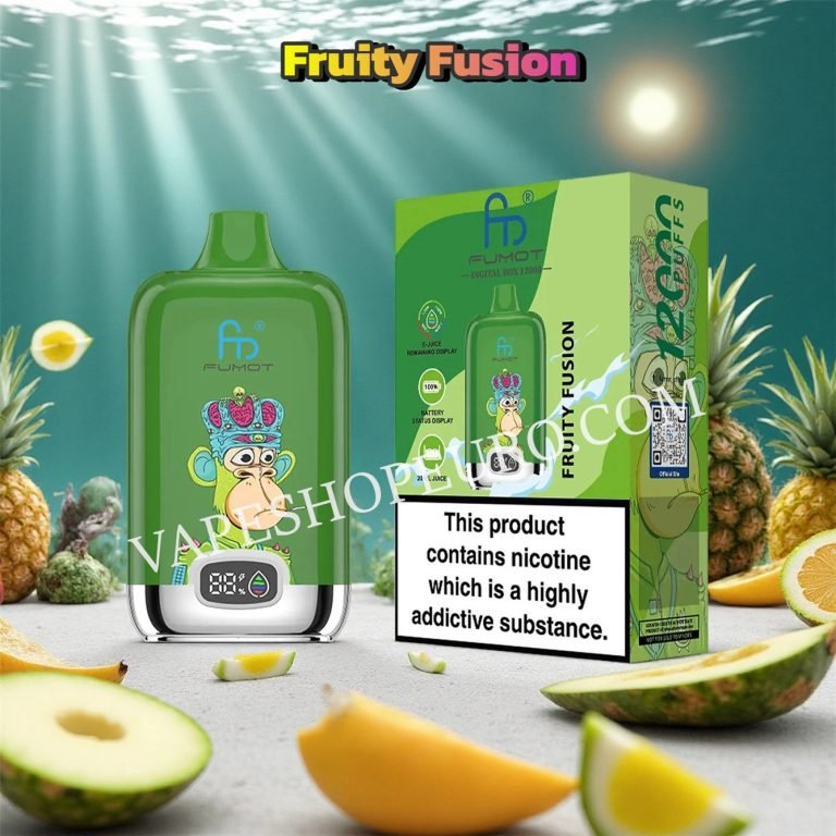fumot 12000 fruity fusion Fumot 12000 Digital Box 12000 Disposable Vape – Fumot Store main image 0
