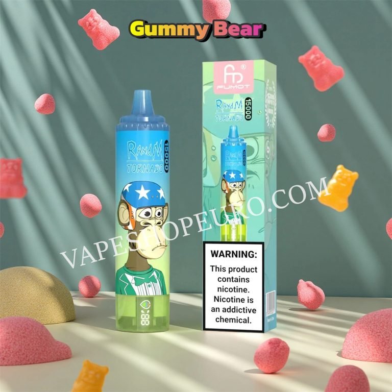 Gummy Bear 15k Fumot Randm Tornado 15000 Puff