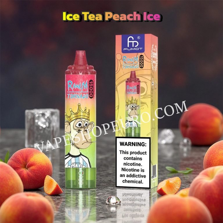Ice Tea Peach Ice 15k Fumot Randm Tornado 15000 Puff