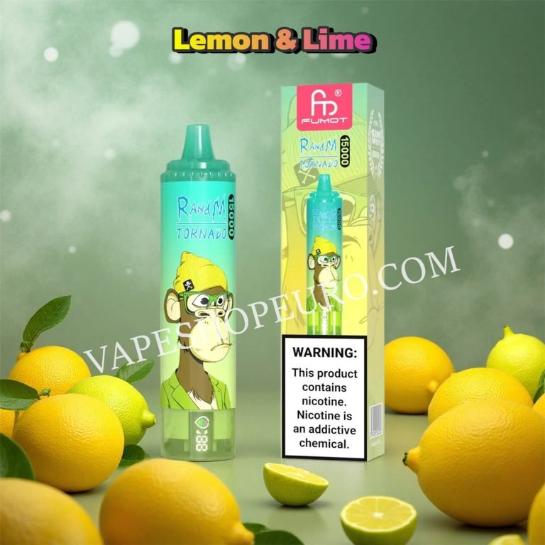 Lemon Lime 15k Fumot Randm Tornado 15000 Puff