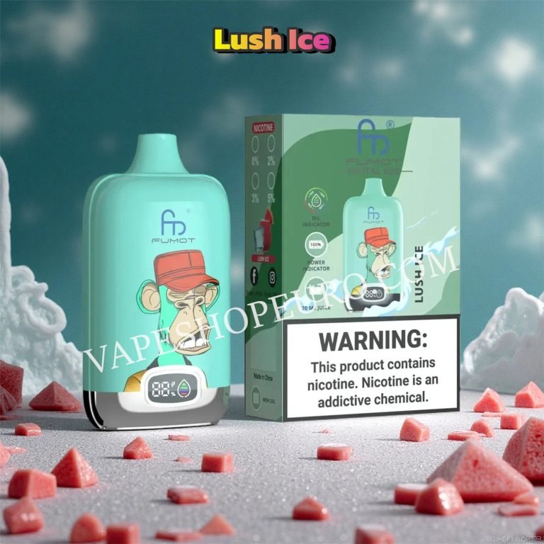 Lush Ice 12k Fumot Digital Box Randm Tornado 12000 Vsedehhrt12000n2