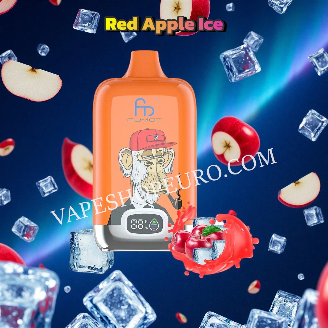 Red Apple Ice 12k Fumot Digital Box Randm Tornado 12000 Vsedehhrt12000n2