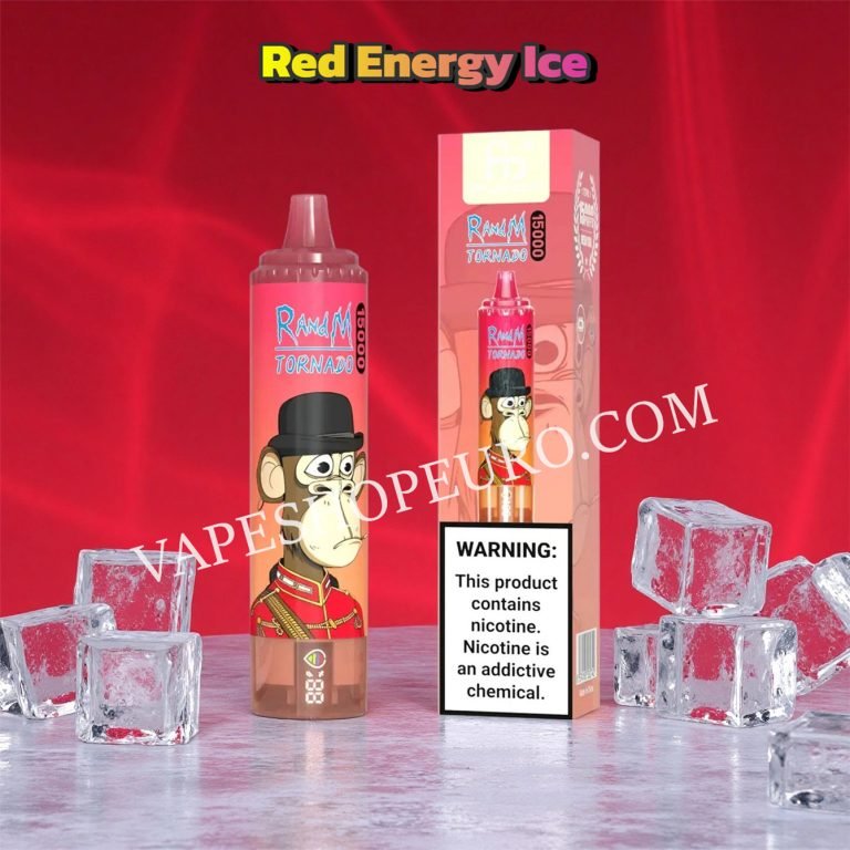 Red Energy Ice 15k Fumot Randm Tornado 15000 Puff