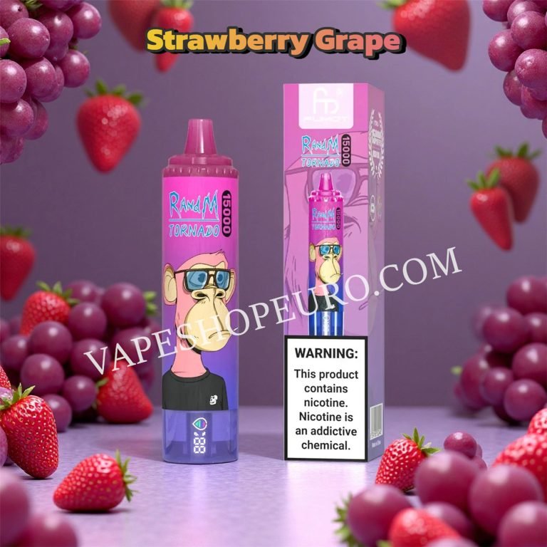 Strawberry Grape 15k Fumot Randm Tornado 15000 Puff