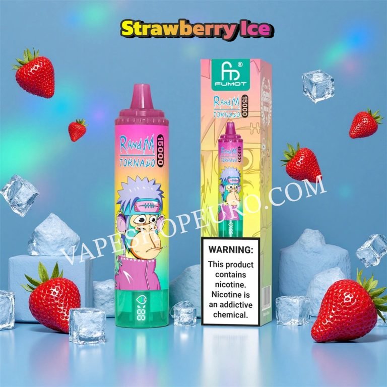 Strawberry Ice 15k Fumot Randm Tornado 15000 Puff